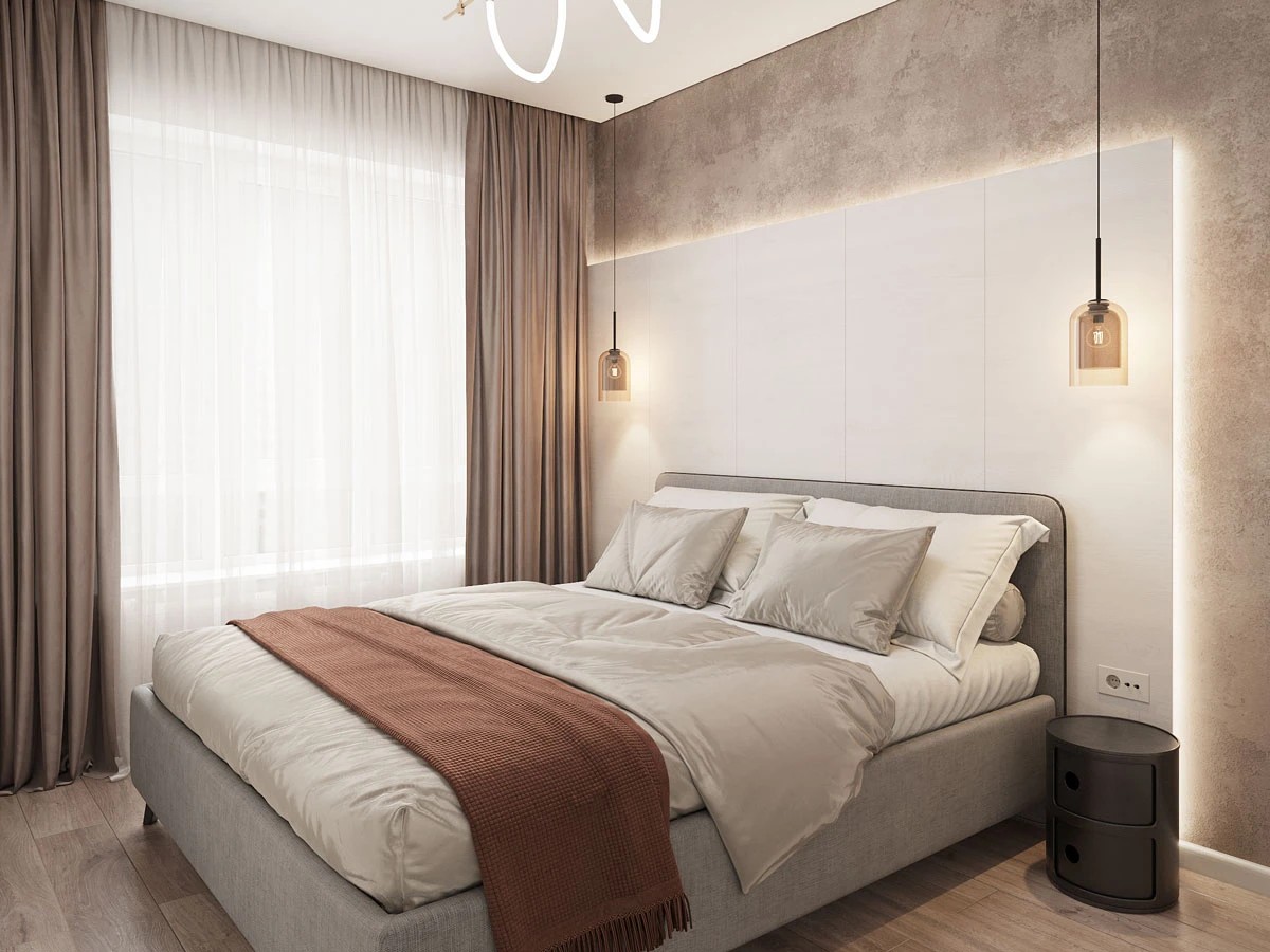 ЖК Уютный. Однокомнатная. Современный стиль