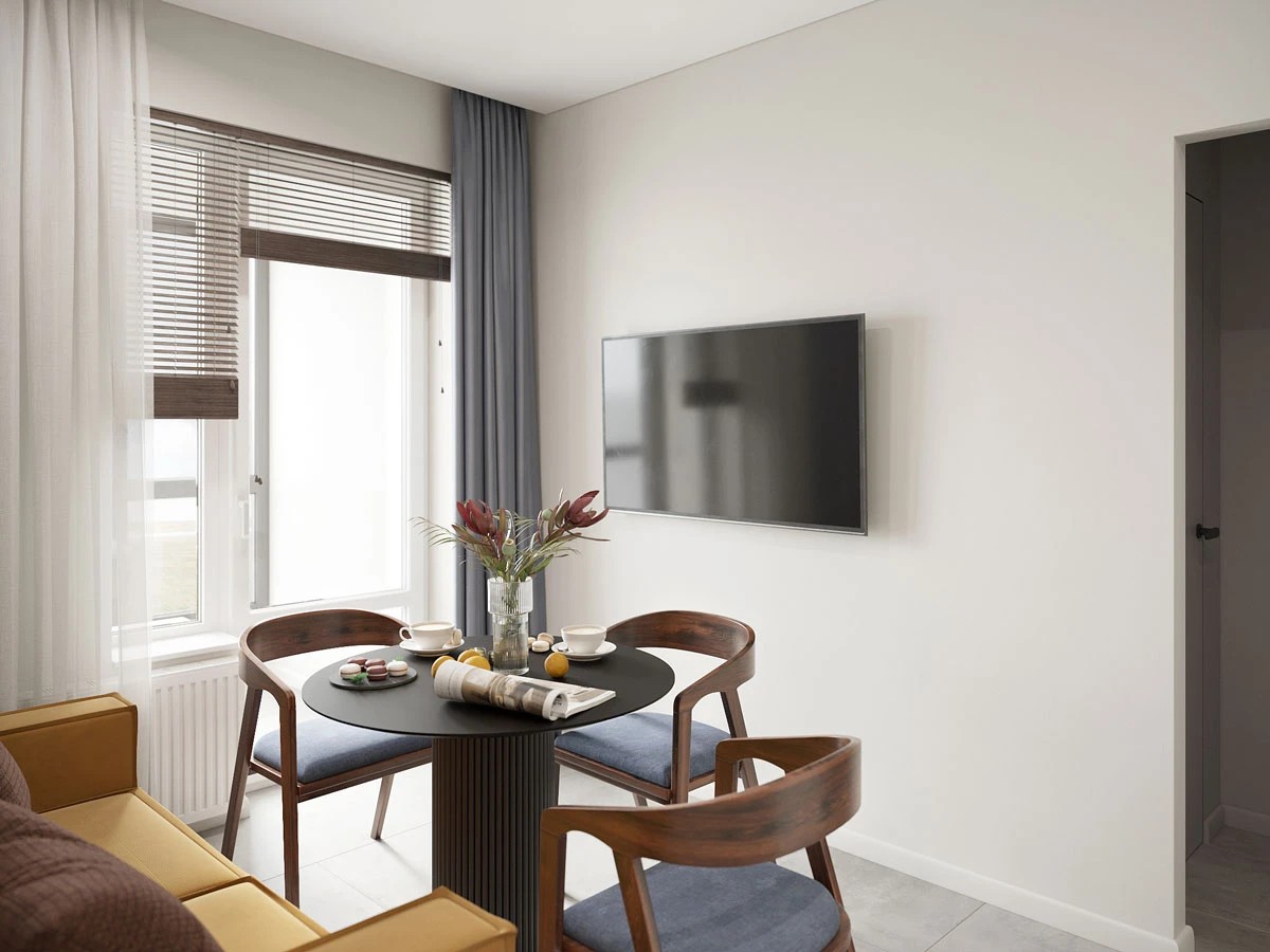 ЖК Уютный. Однокомнатная. Современный стиль