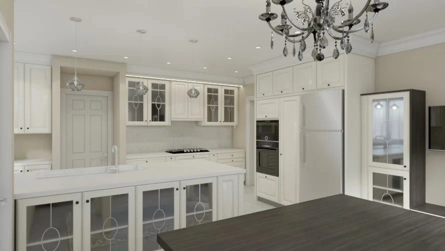 Кухня столовая в классическом стиле