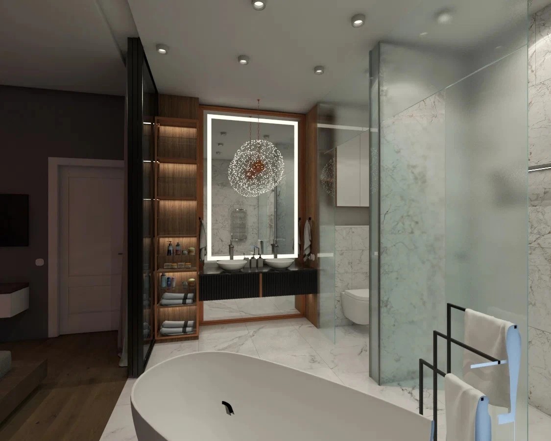 Квартира в современном стиле 110м2