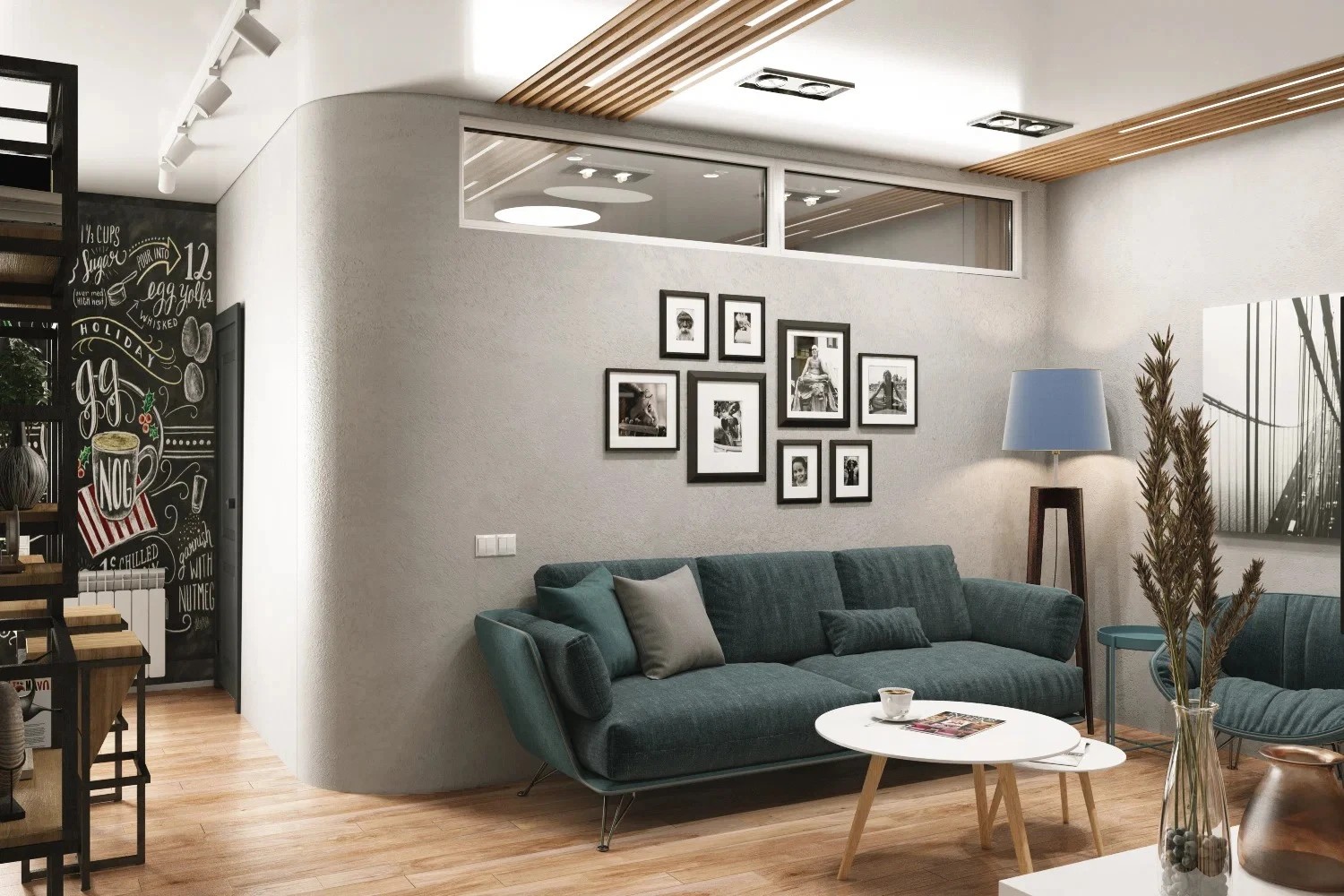 Однокомнатная квартира 60м2