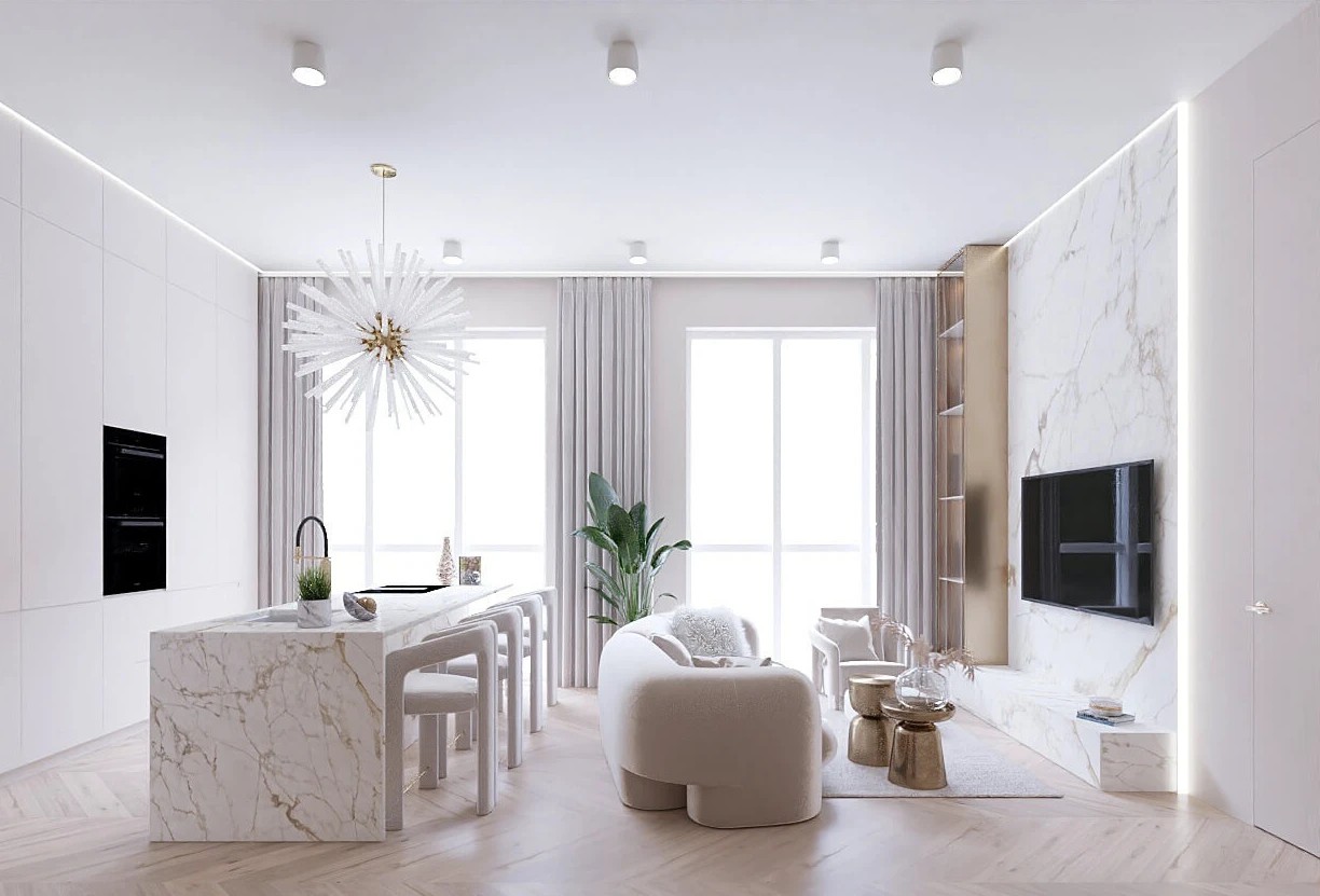 ПЕНТХАУС С ПАНОРАМНЫМИ ОКНАМИ