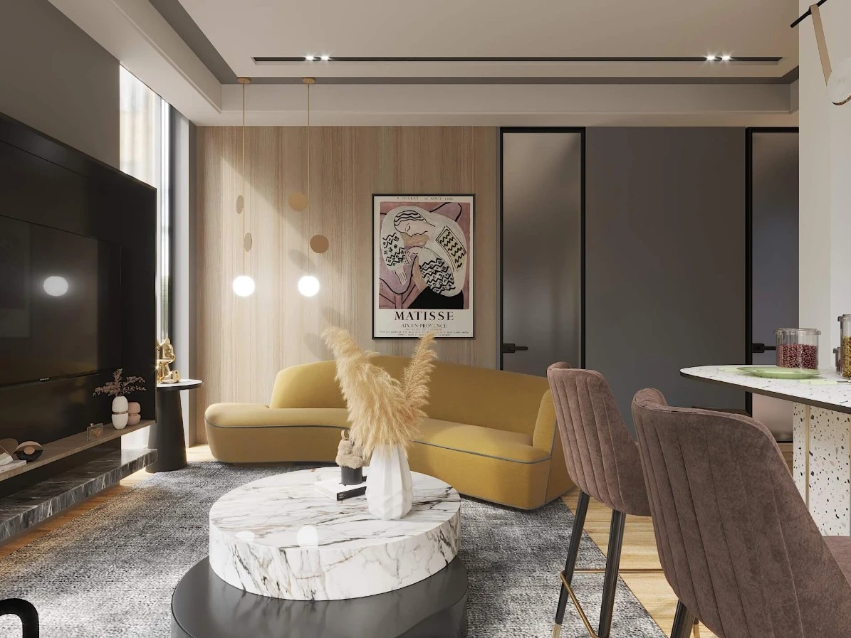 ЯРКИЕ АПАРТАМЕНТЫ С ЯРКИМИ АКЦЕНТАМИ