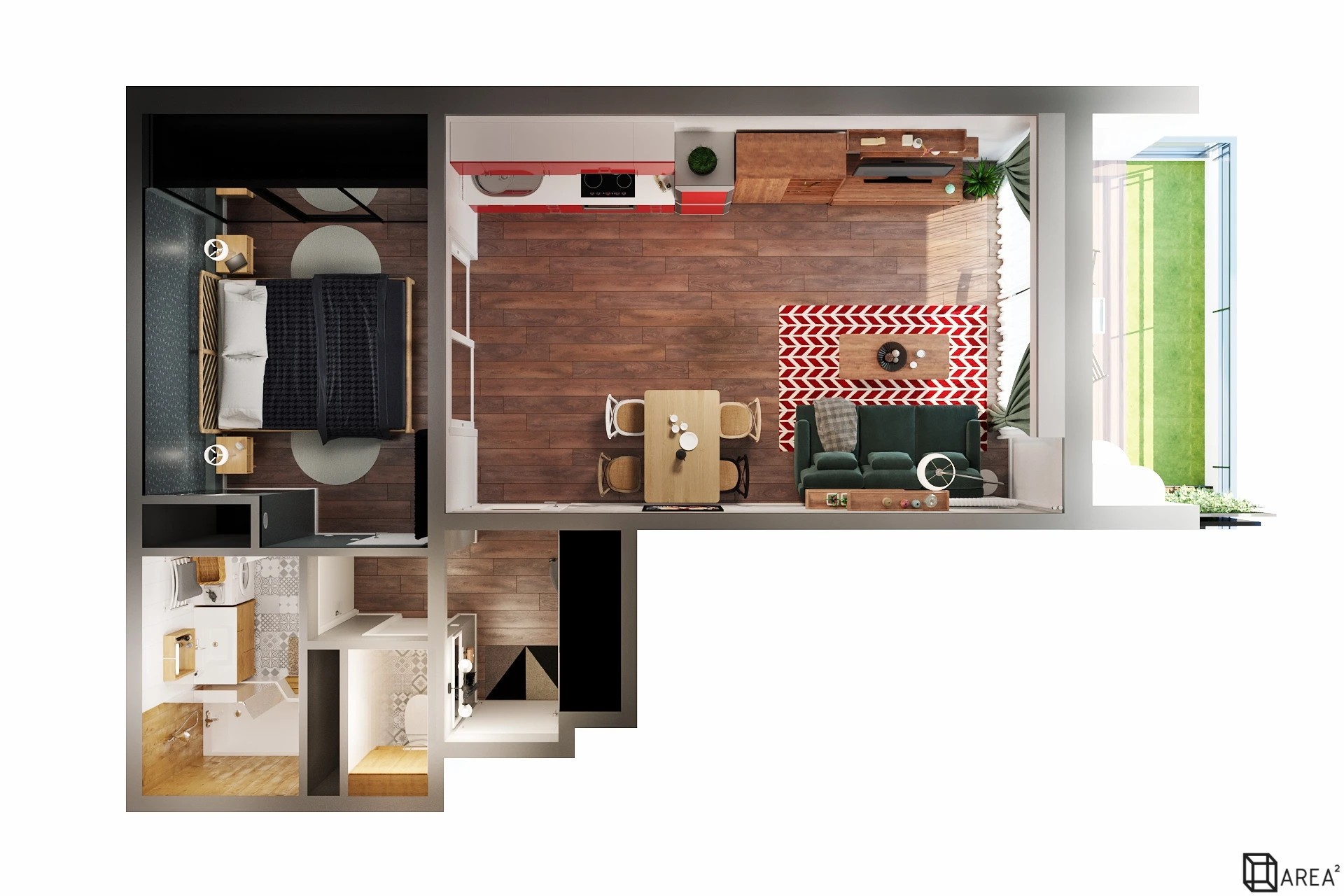 1-К КВАРТИРА В ПАРИЖЕ