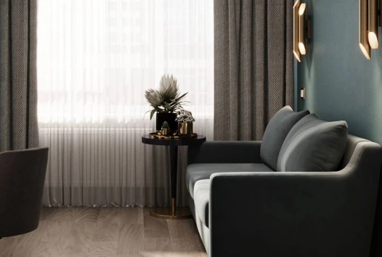 Дизайн проект гостиной