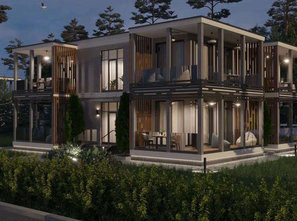 Дизайн гостиницы, фасада и интерьера