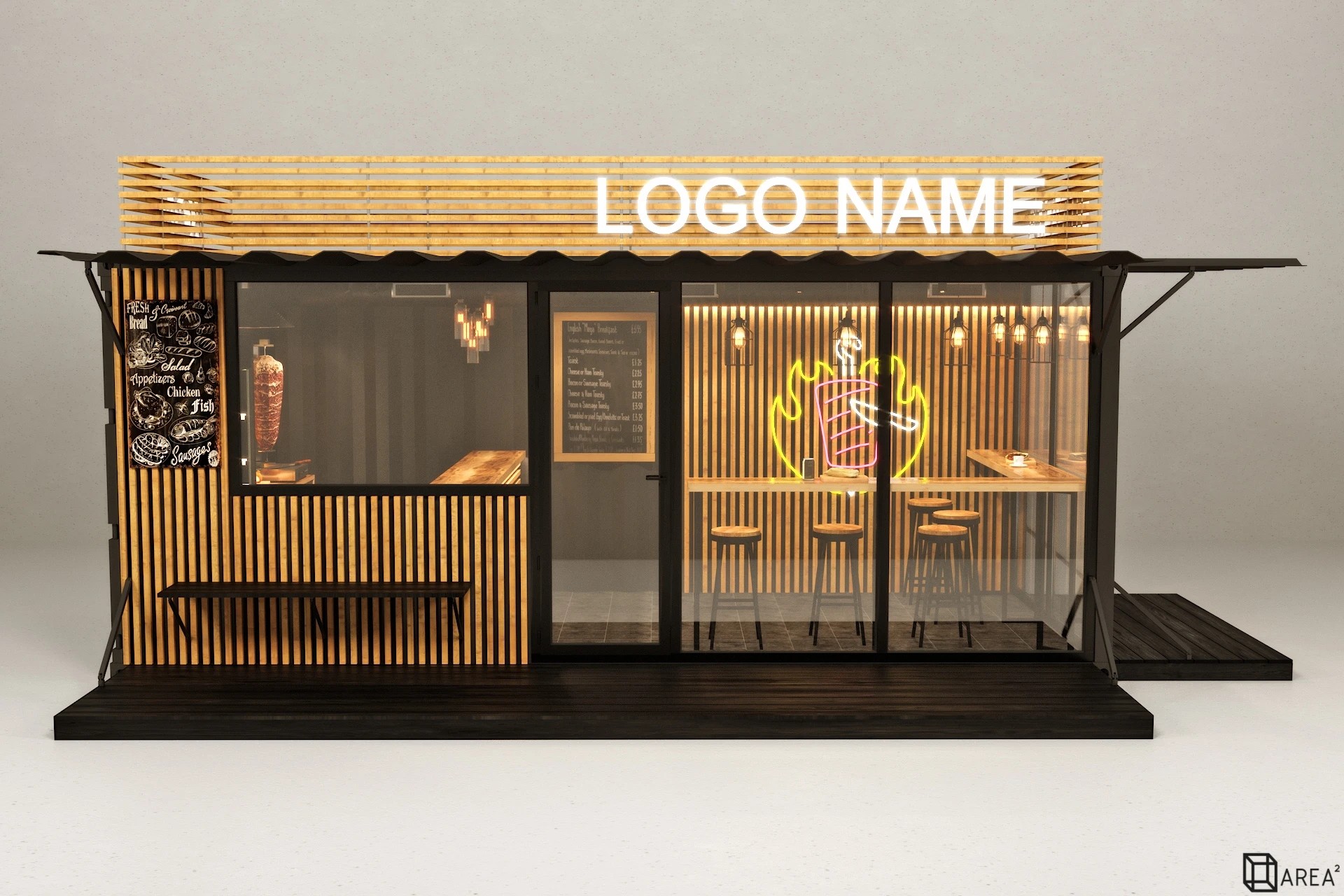 КАФЕ В МОРСКОМ КОНТЕЙНЕРЕ