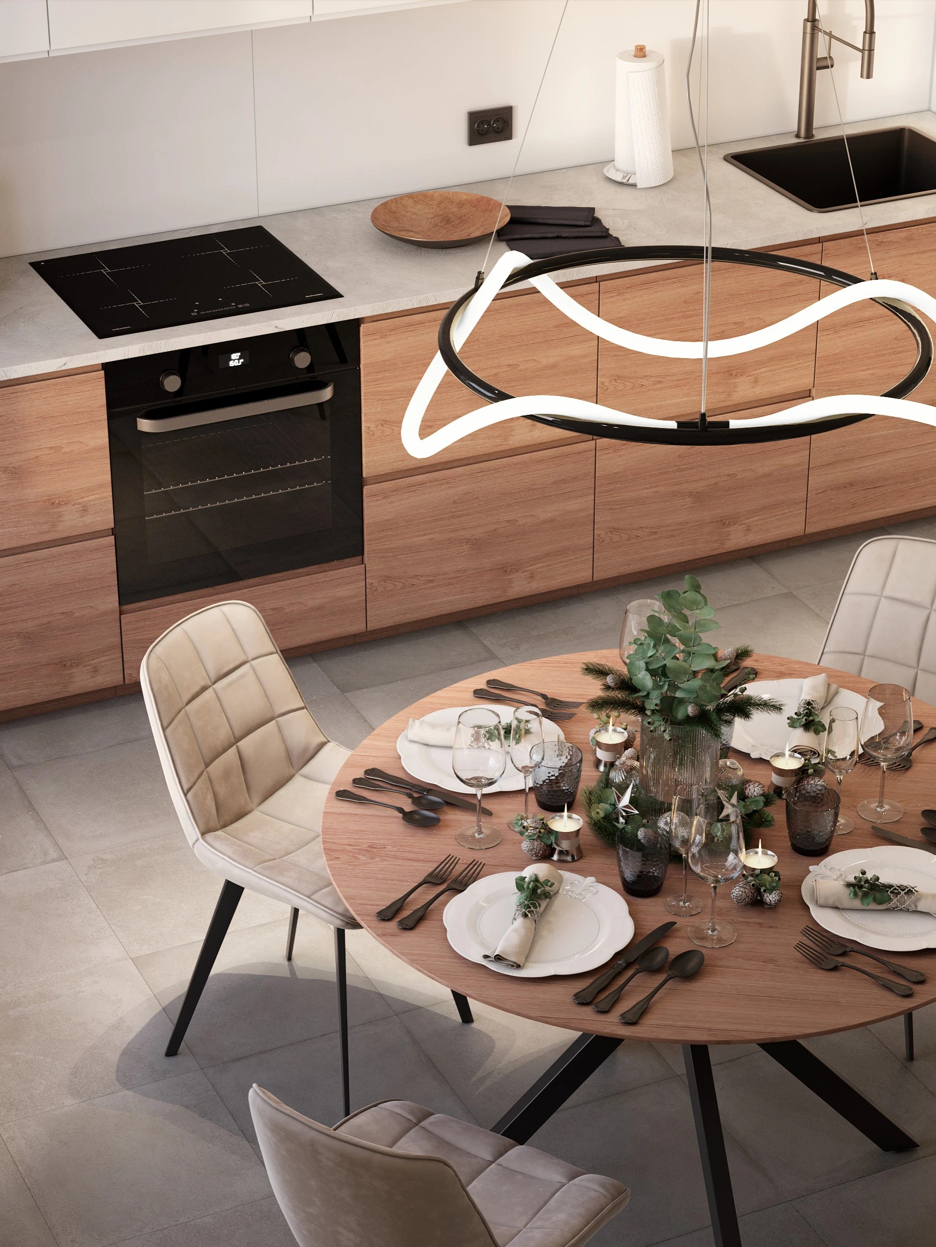 Кухня ЖК "Орловский Парк"