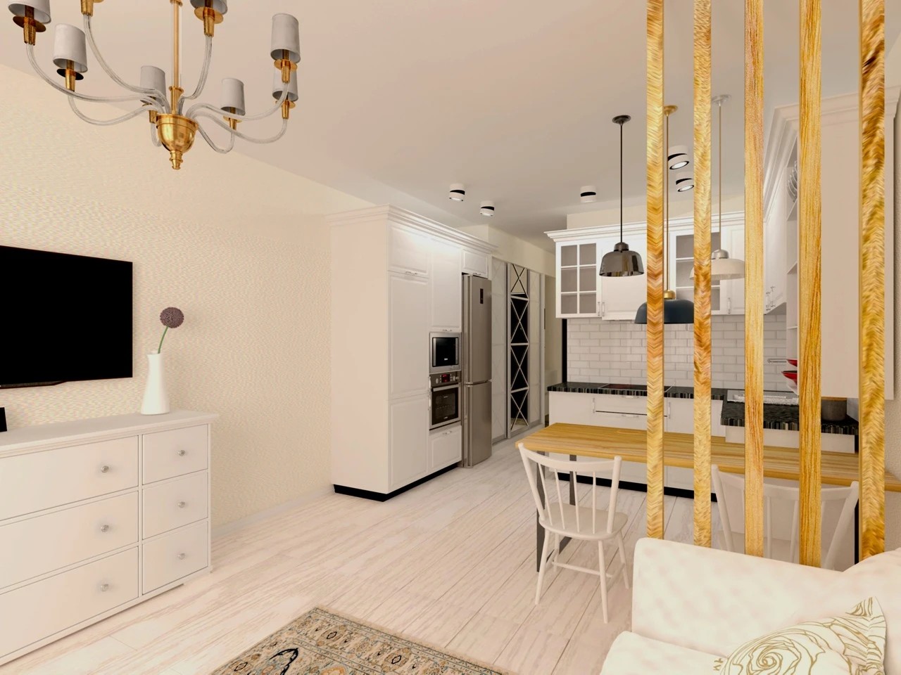 Кухня-гостиная