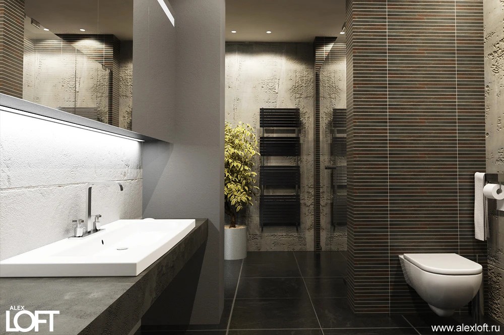 Загородный дом в стиле лофт