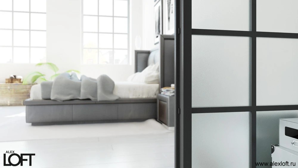 Лофт интерьер в белом цвете