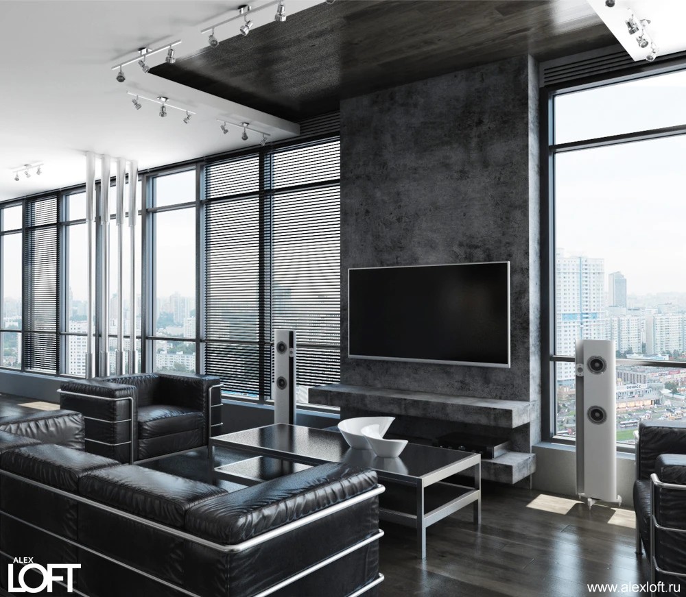 Дизайн интерьера квартиры в стиле хай-тек