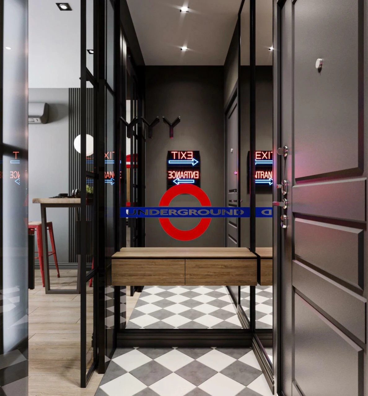 СМАРТ-КВАРТИРА В СТИЛЕ ЛОНДОНСКОЕ МЕТРО