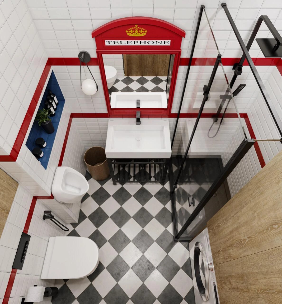 СМАРТ-КВАРТИРА В СТИЛЕ ЛОНДОНСКОЕ МЕТРО