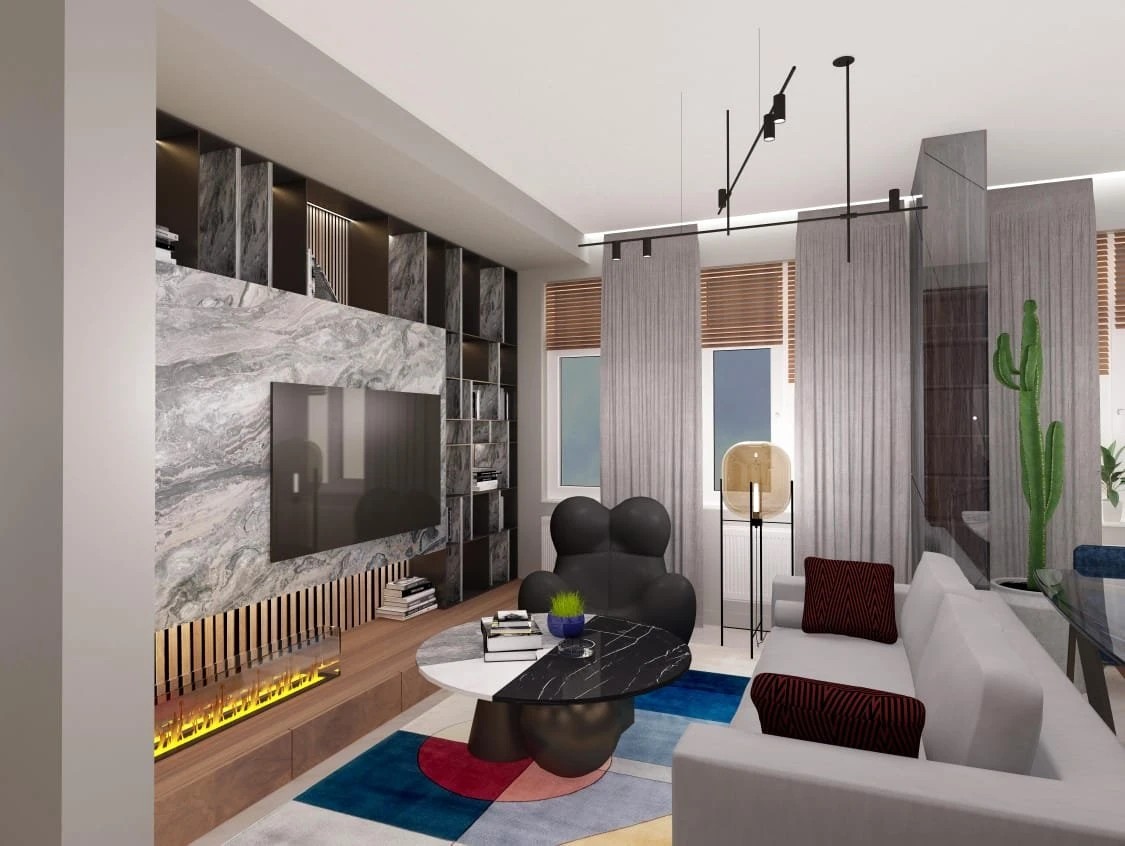 Квартира с элементами АР-ДЕКО