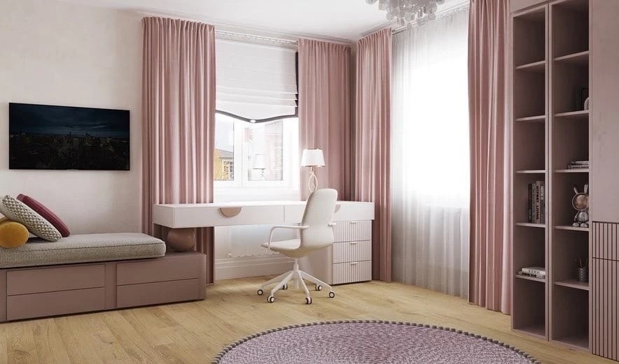 Визуализация комнаты для девочки