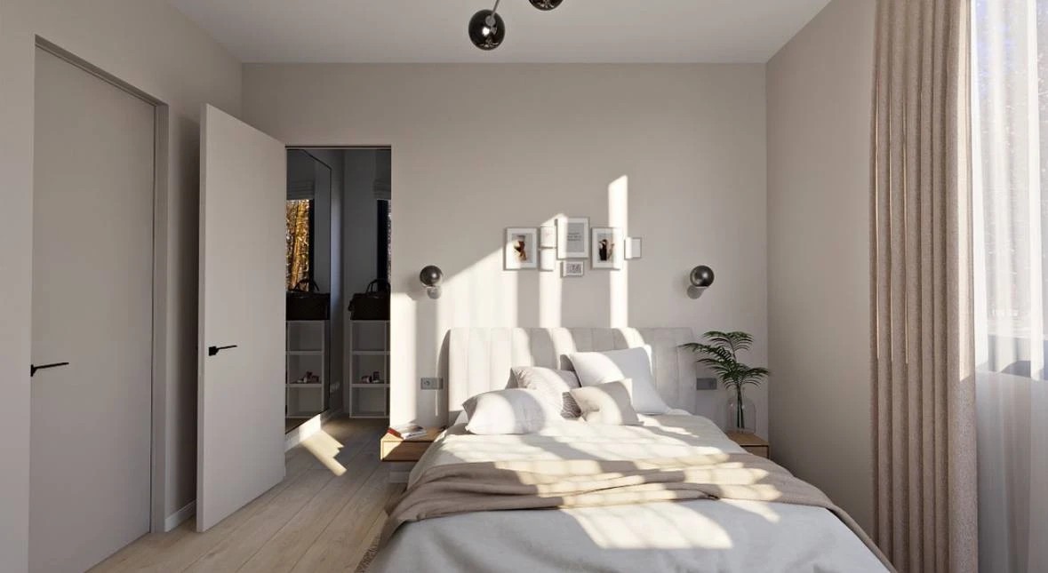 СПАЛЬНЯ ИЗ ПРОЕКТА ЖИЛОГО ДОМА