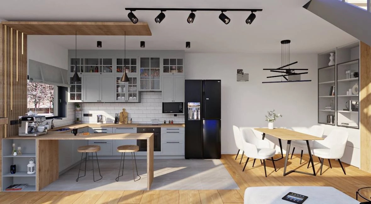 ВИЗУАЛИЗАЦИЯ КУХНИ-ГОСТИНОЙ