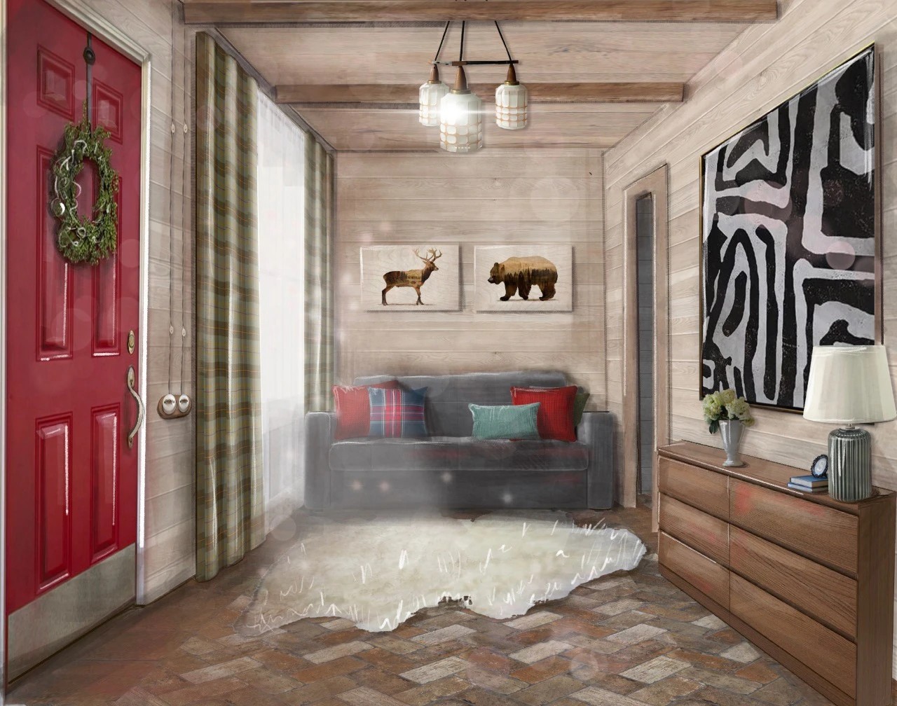 Проект дома "Шале" 120 м2