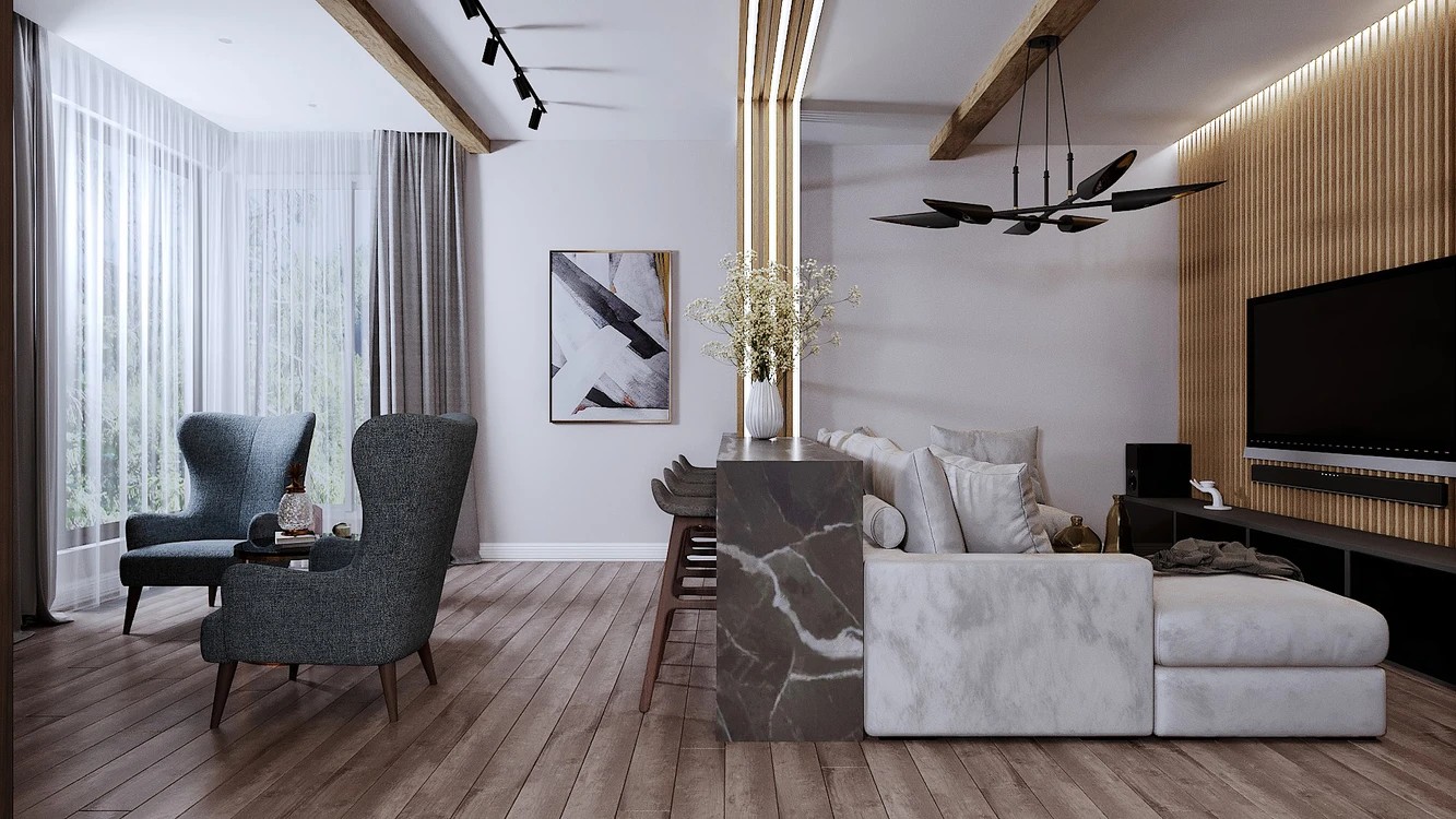 Гостиная в доме