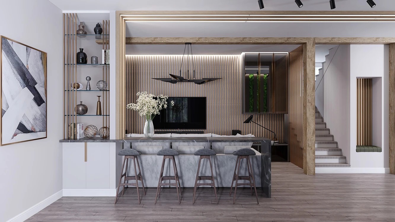 Гостиная в доме