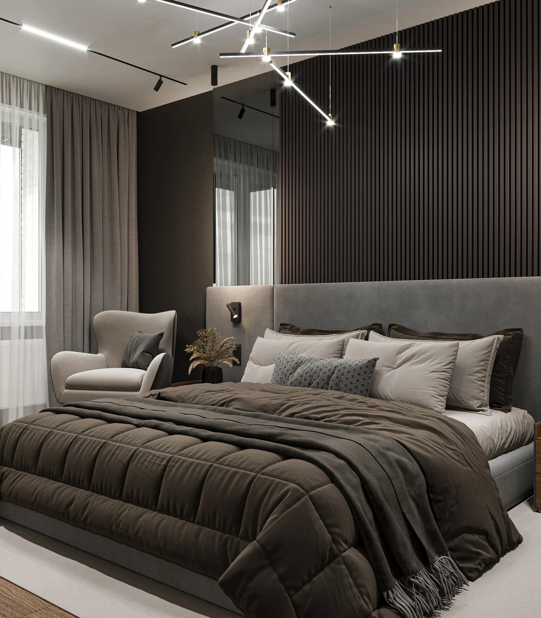 Темная спальня