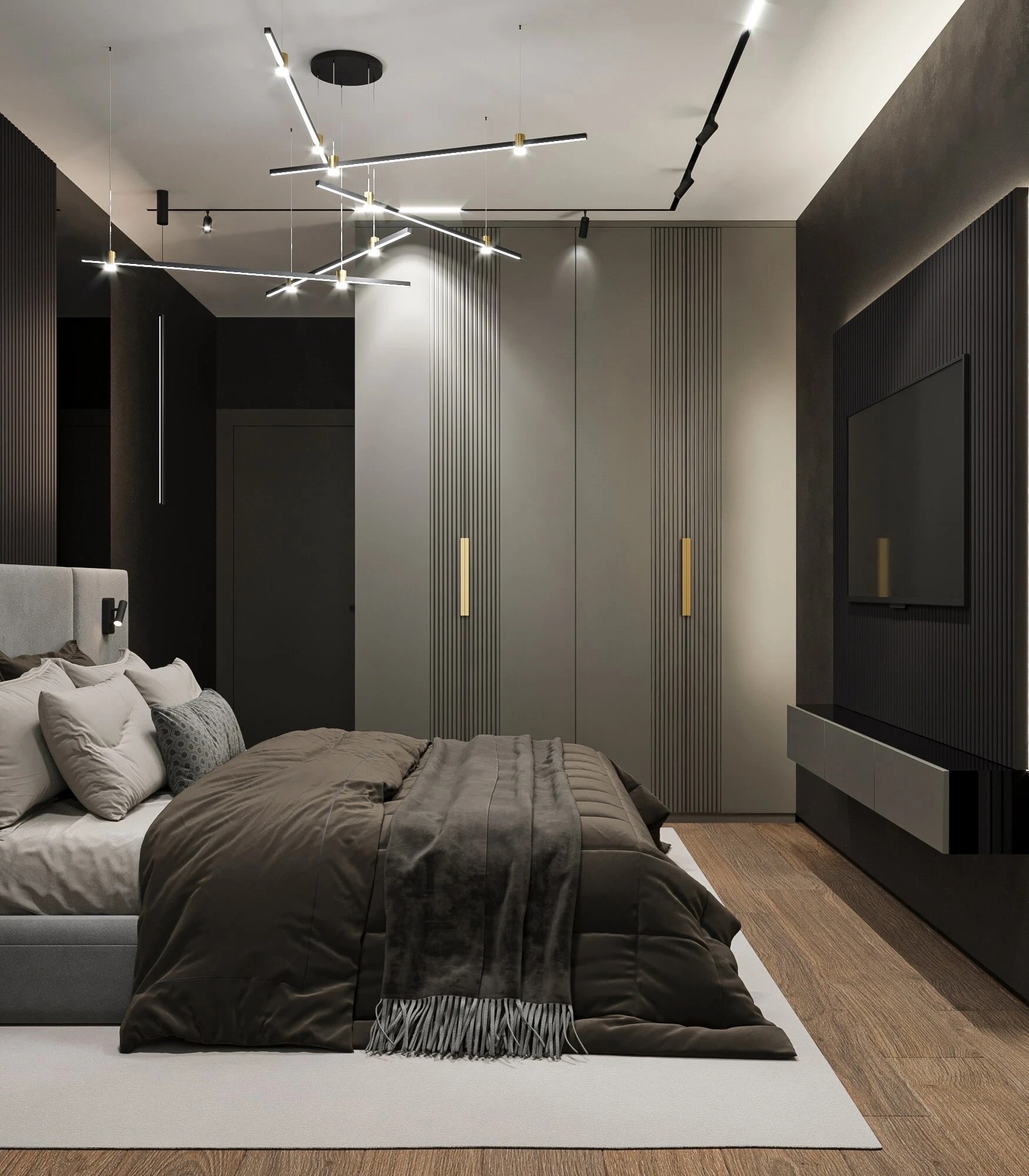 Темная спальня