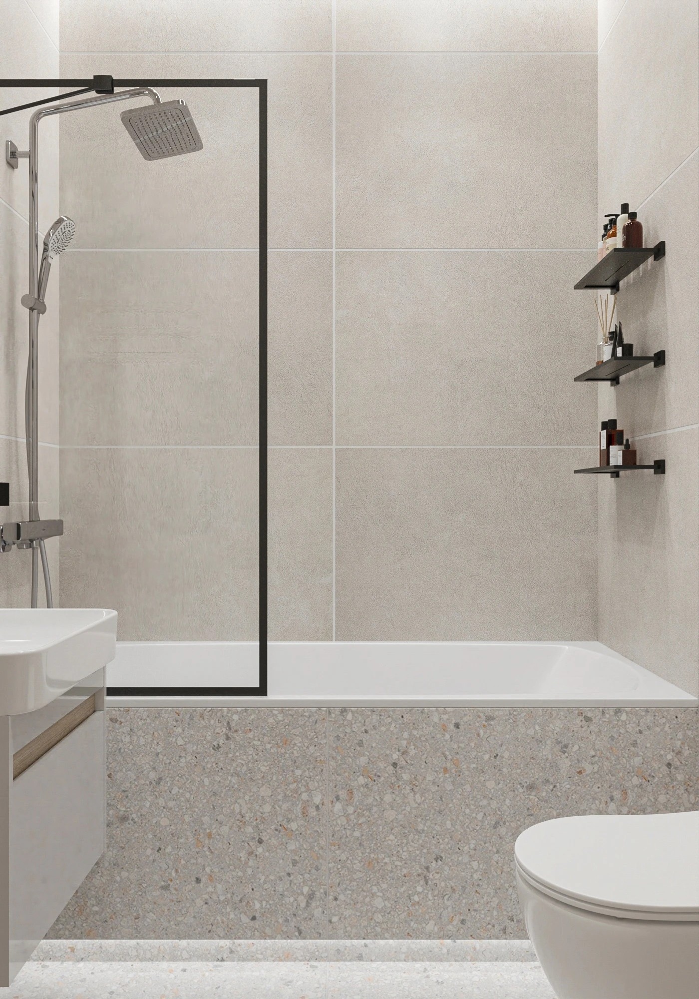 Проект квартиры в светлых тонах