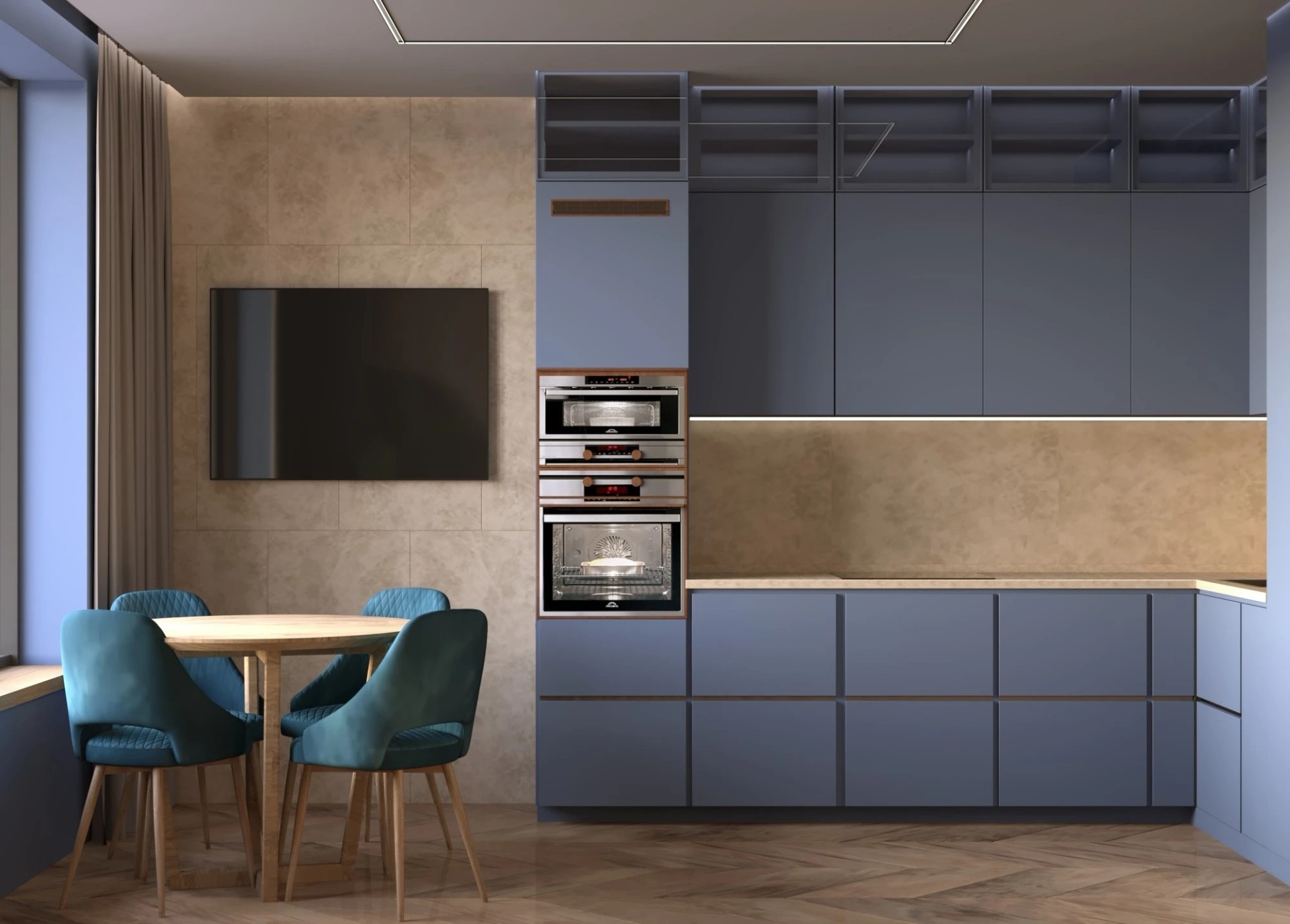 Дизайн квартиры в пастельных тонах