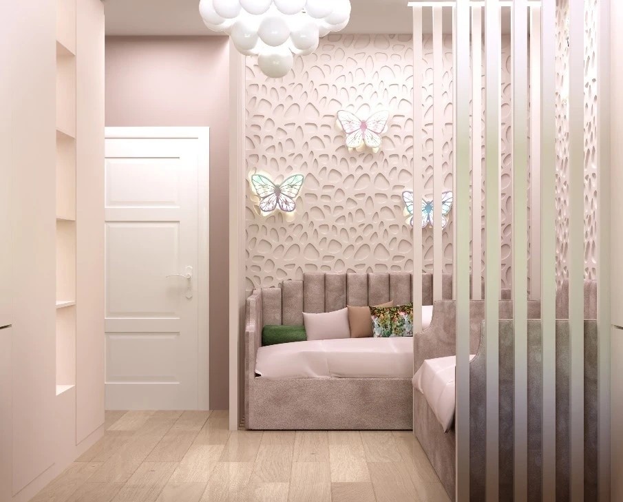 Дизайн детской комнаты для девочки