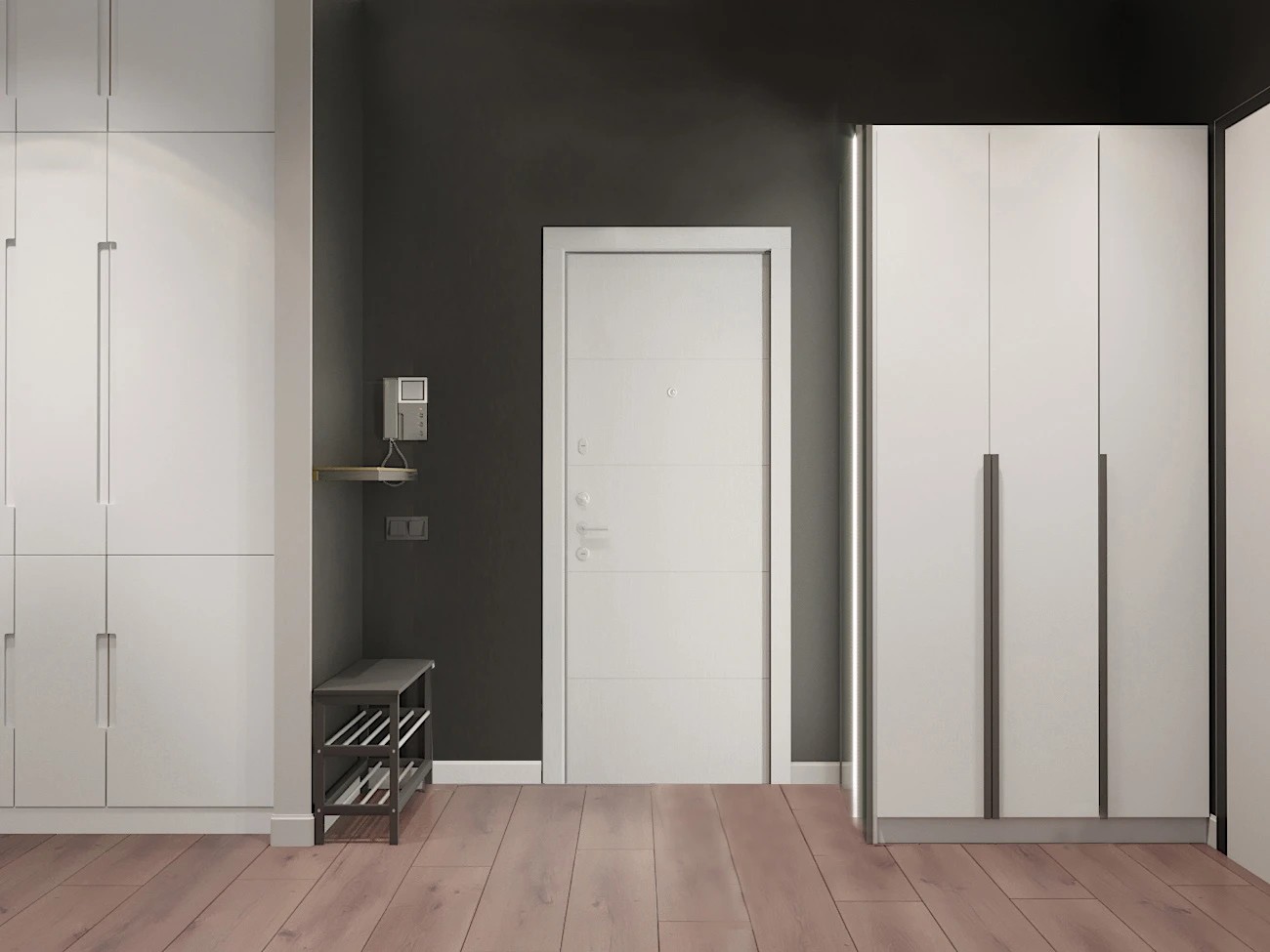 Kitchen аnd hallway minimalism