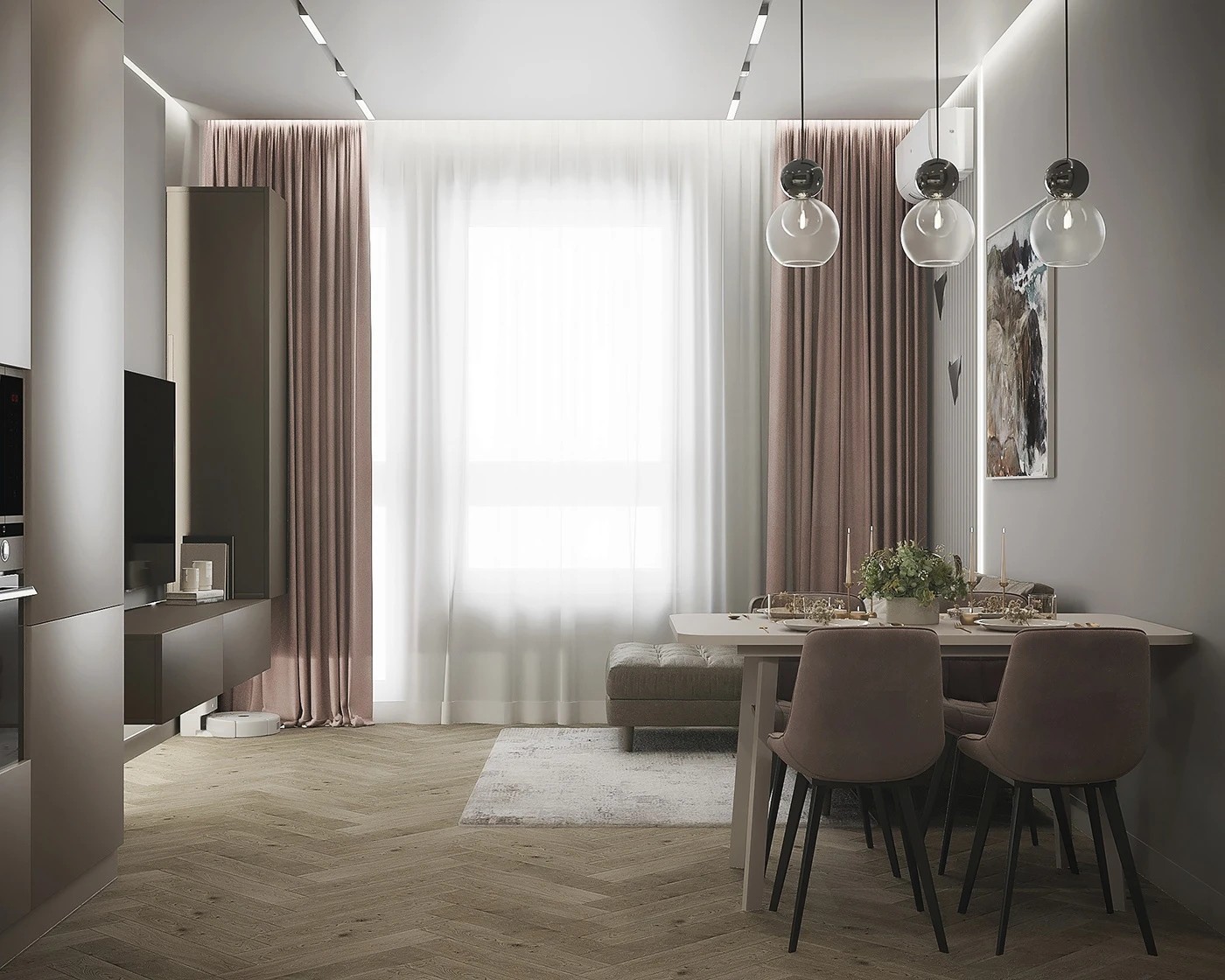 LIVING ROOM WITH DINNER ZONE