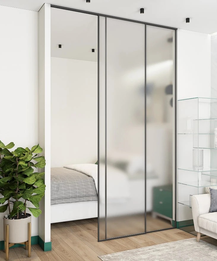 LIVING ROOM WITH BED ZONE