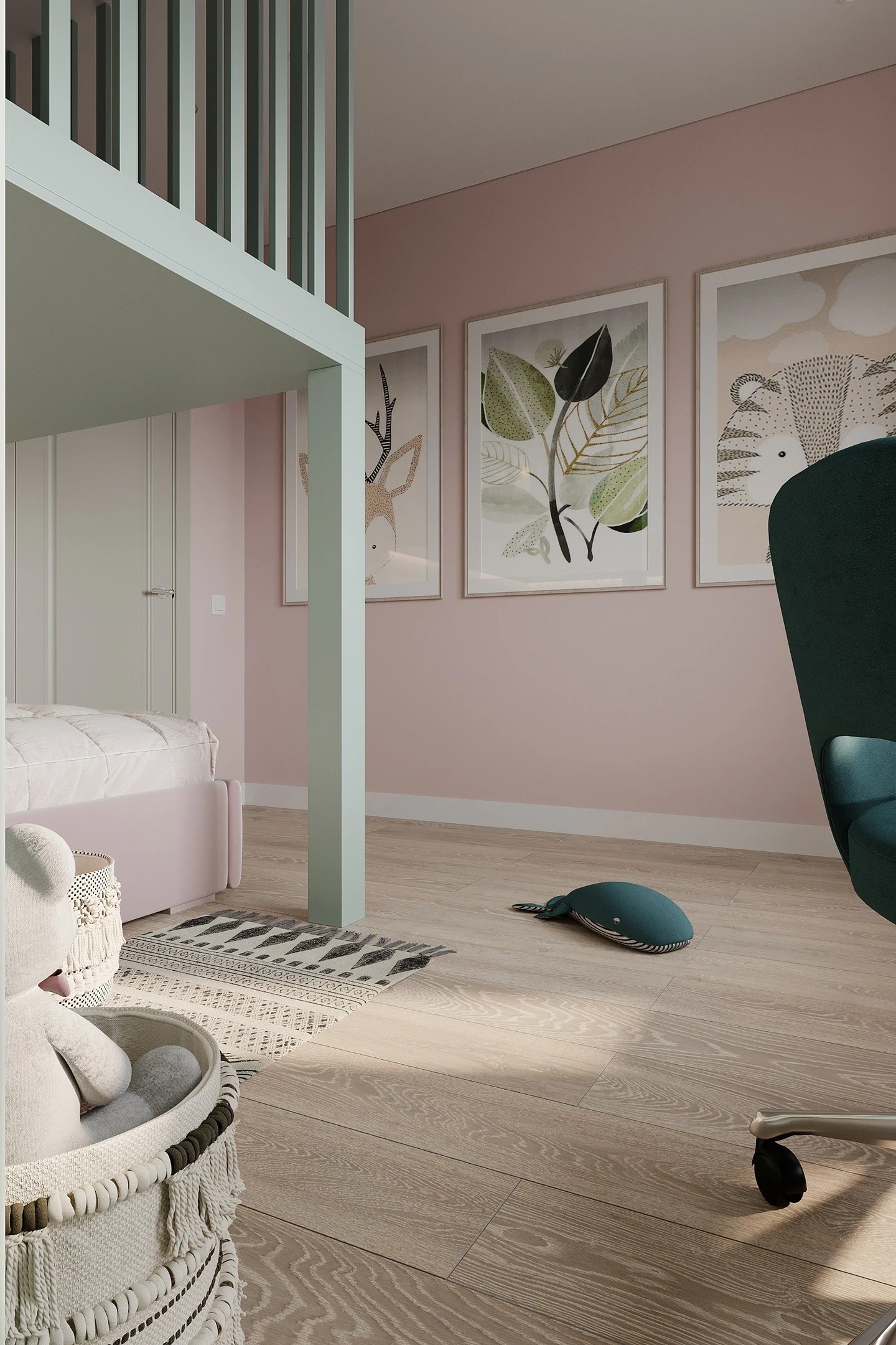 Интерьер детской из квартиры в Люблино