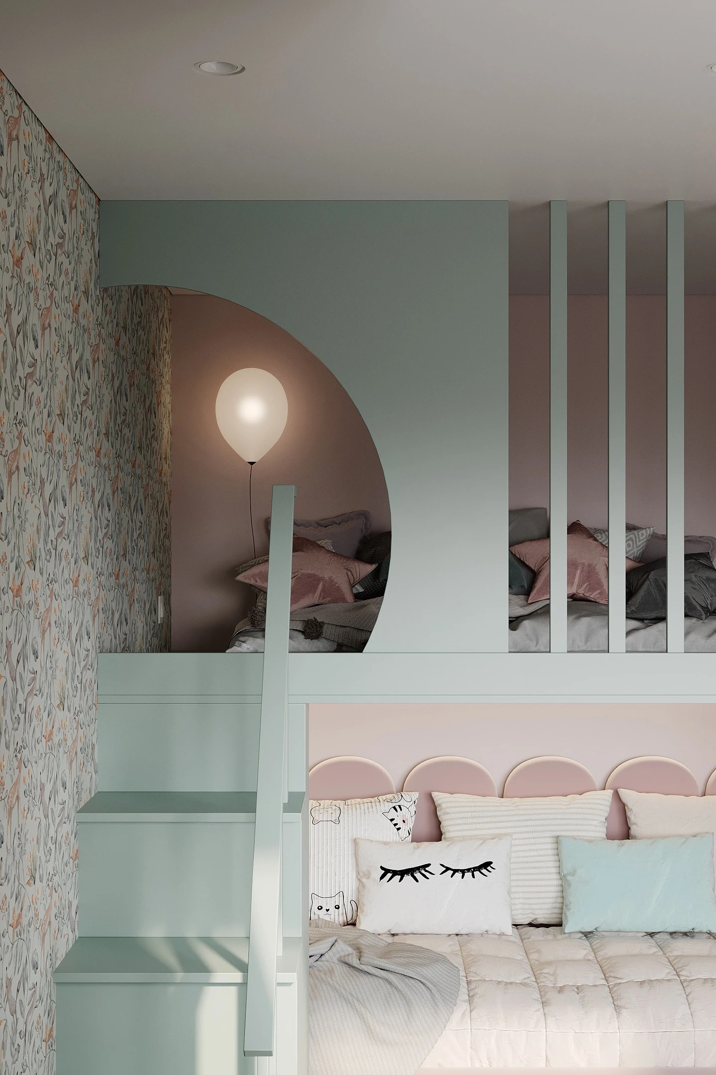 Интерьер детской из квартиры в Люблино