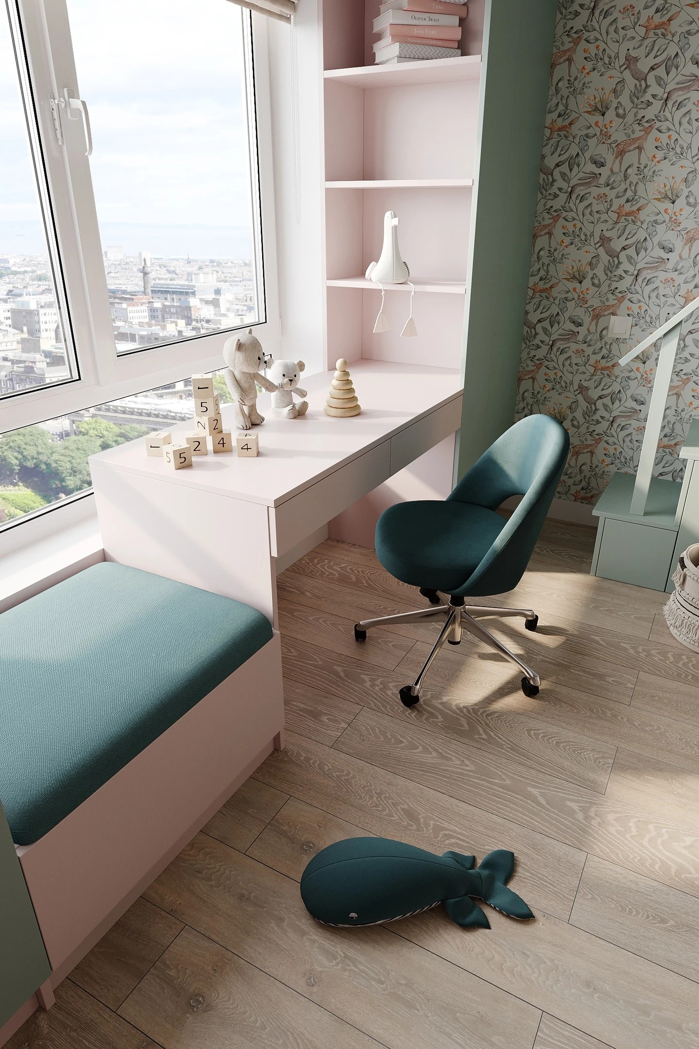 Интерьер детской из квартиры в Люблино