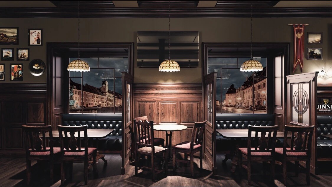 Ирландский ПАБ "Три Бочки"