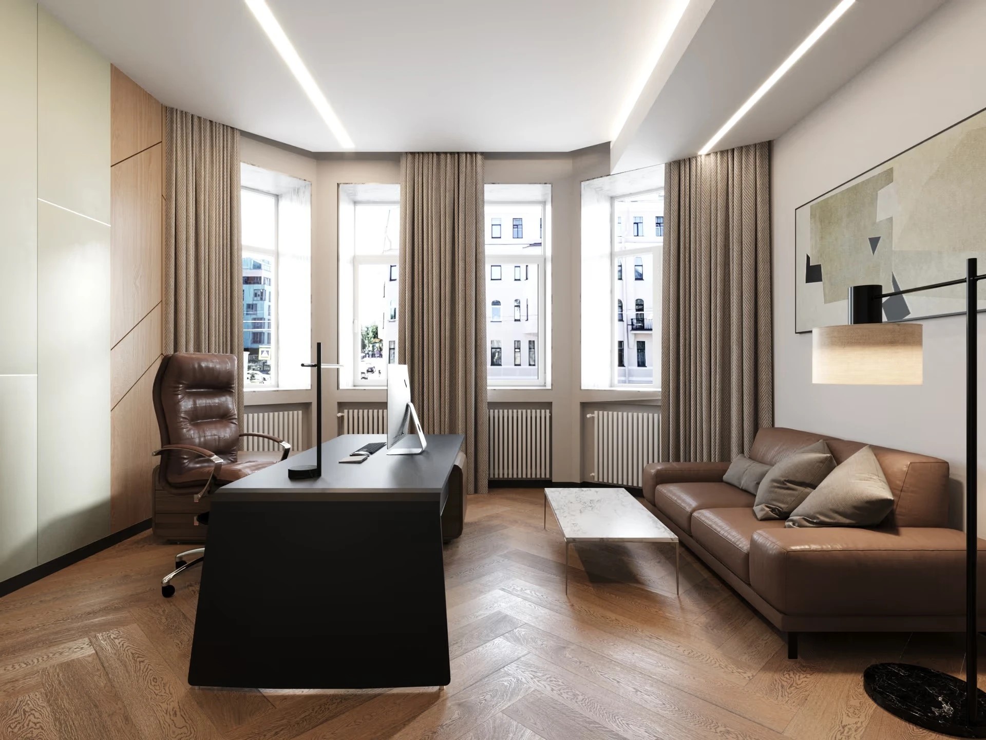 Офис крупной компании