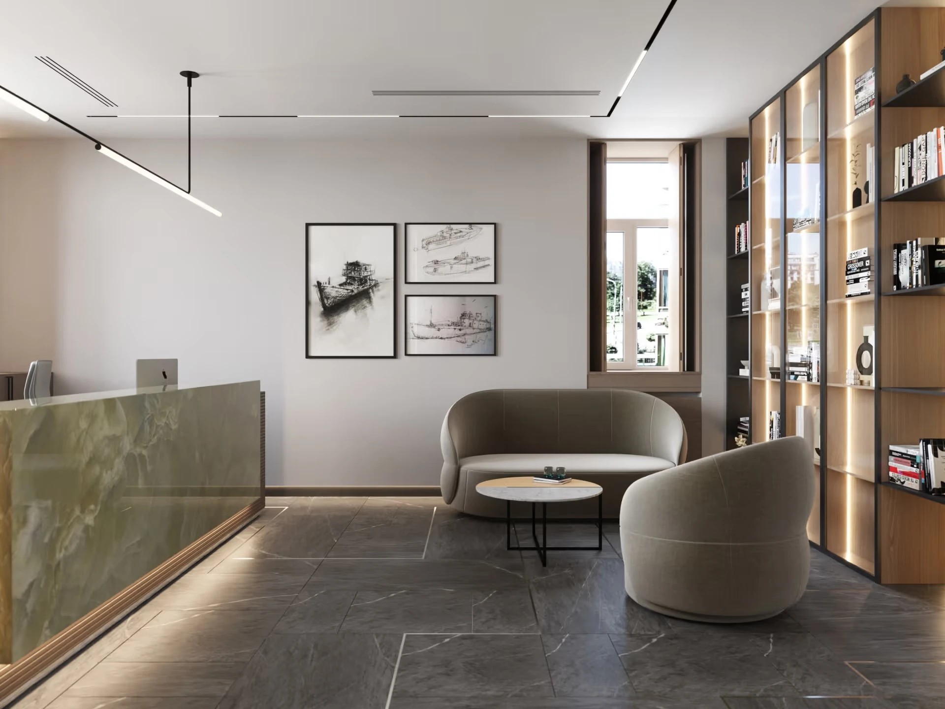 Офис крупной компании