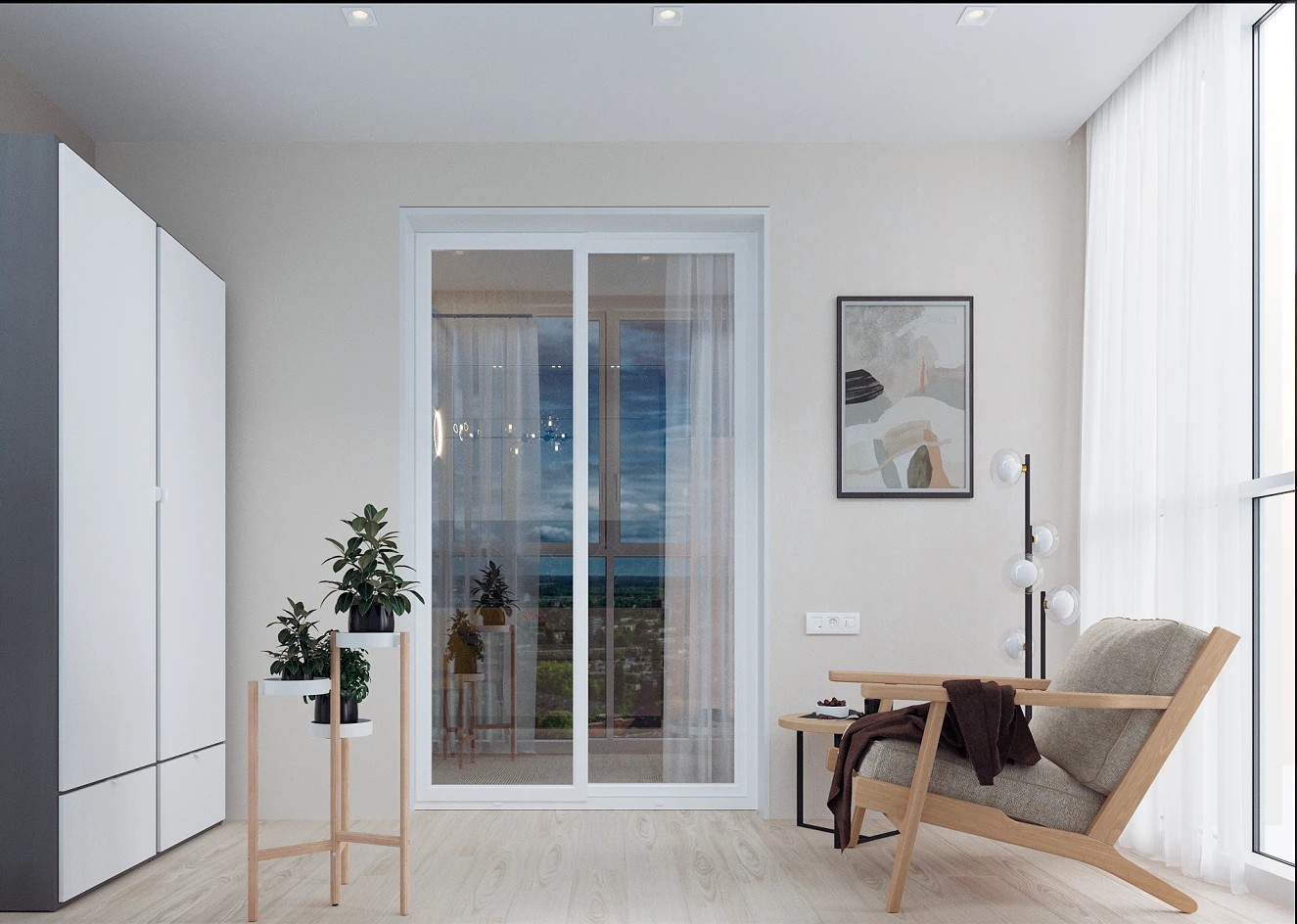 Квартира в современном стиле на Загребском бульваре.