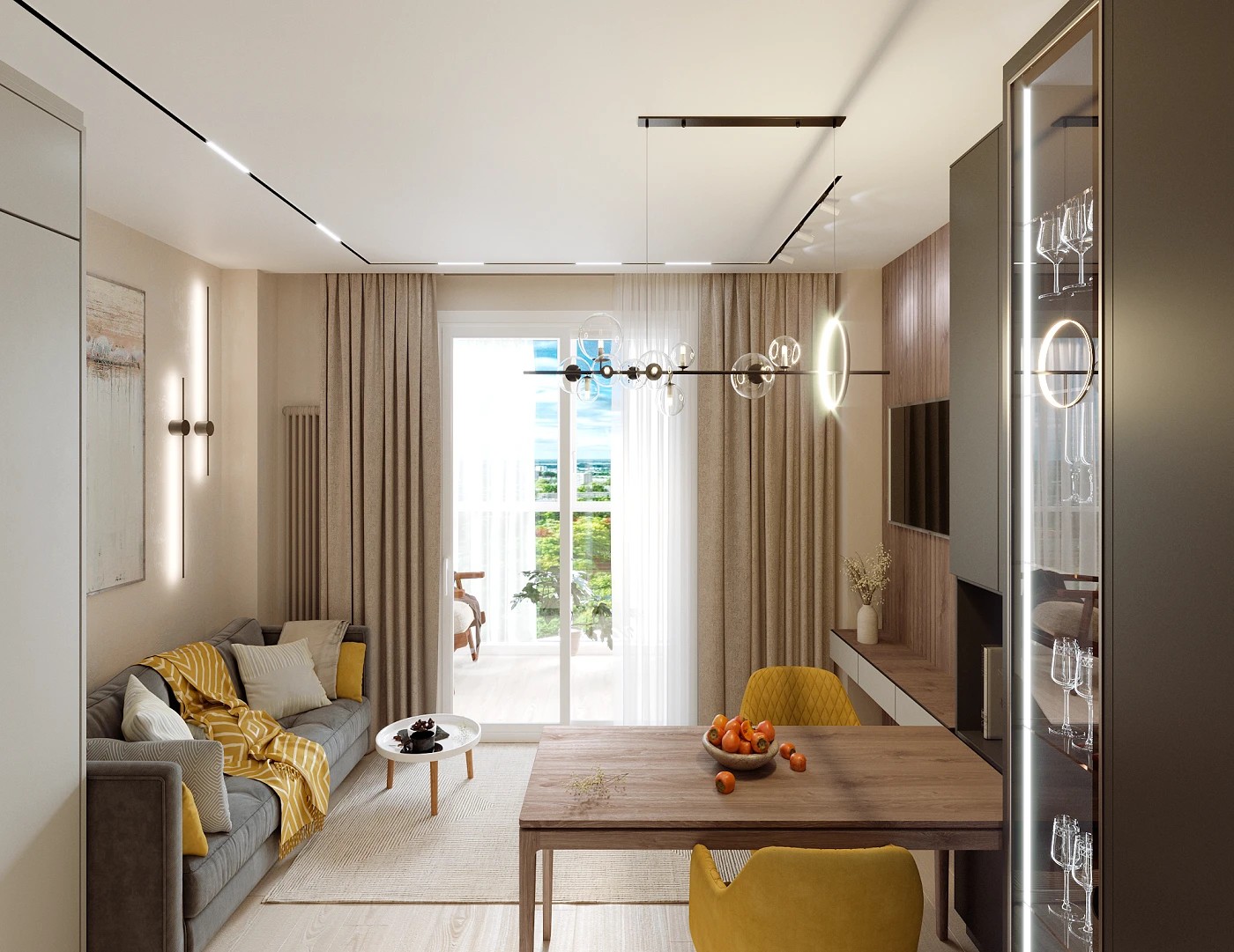 Квартира в современном стиле на Загребском бульваре.