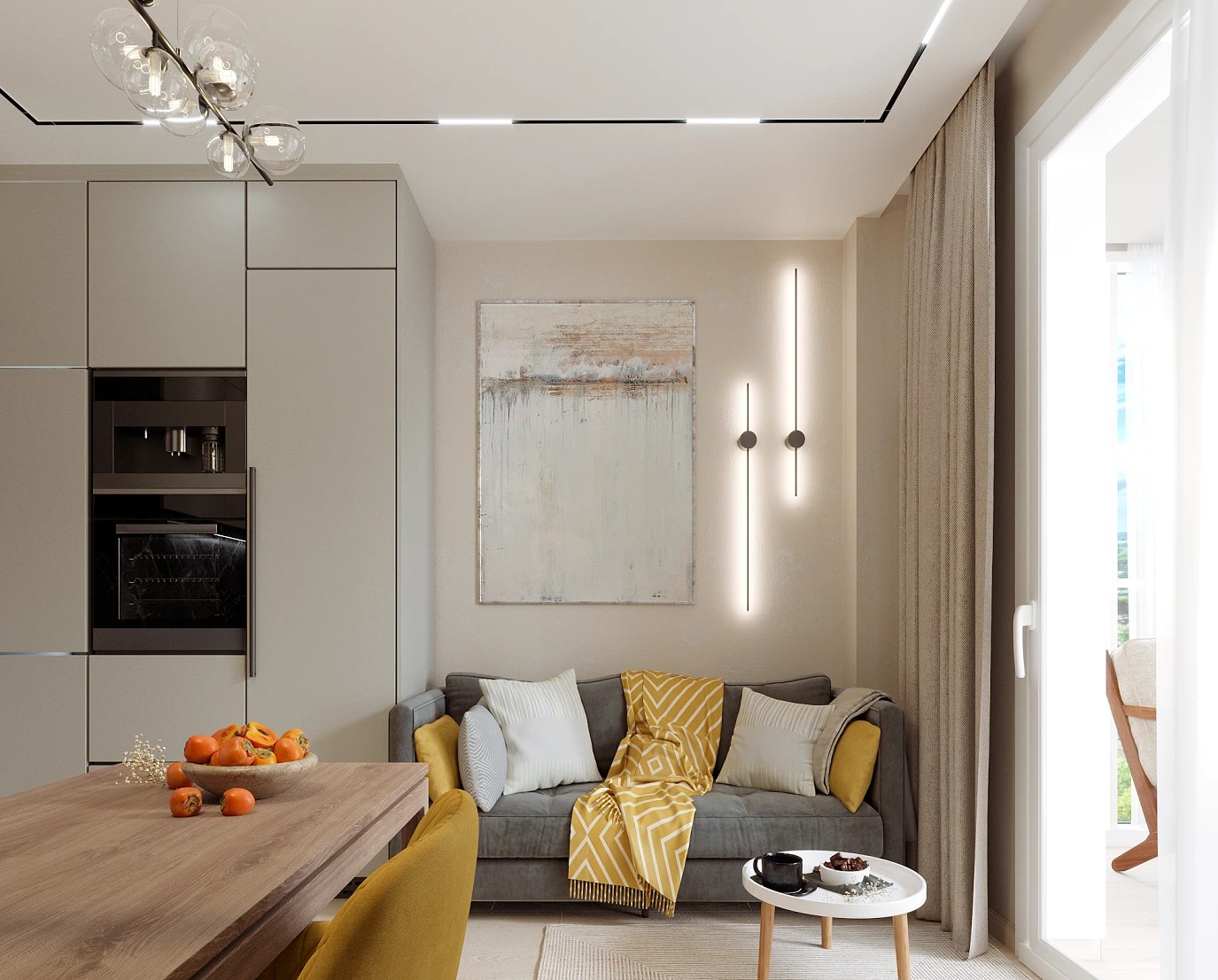 Квартира в современном стиле на Загребском бульваре.