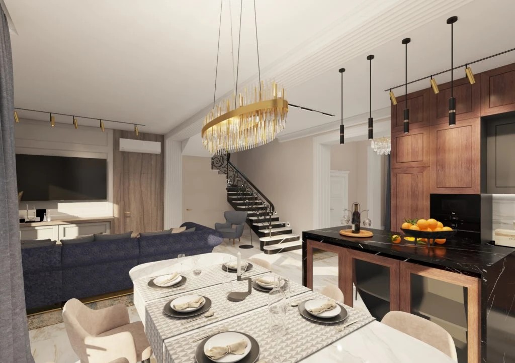 3D-ВИЗУАЛИЗАЦИИ В ЗАГОРОДНОМ ДОМЕ НА НОВОЙ РИГЕ