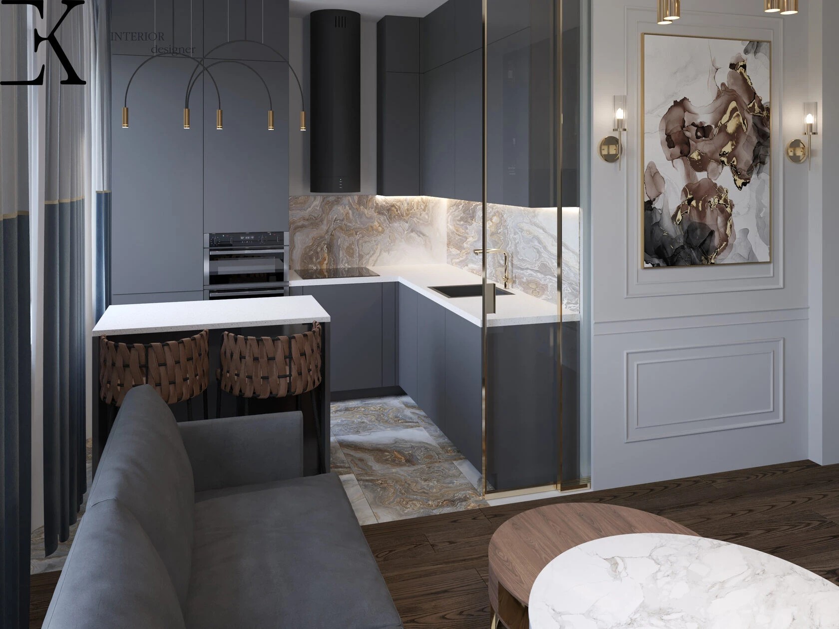 Проект квартиры 54м2