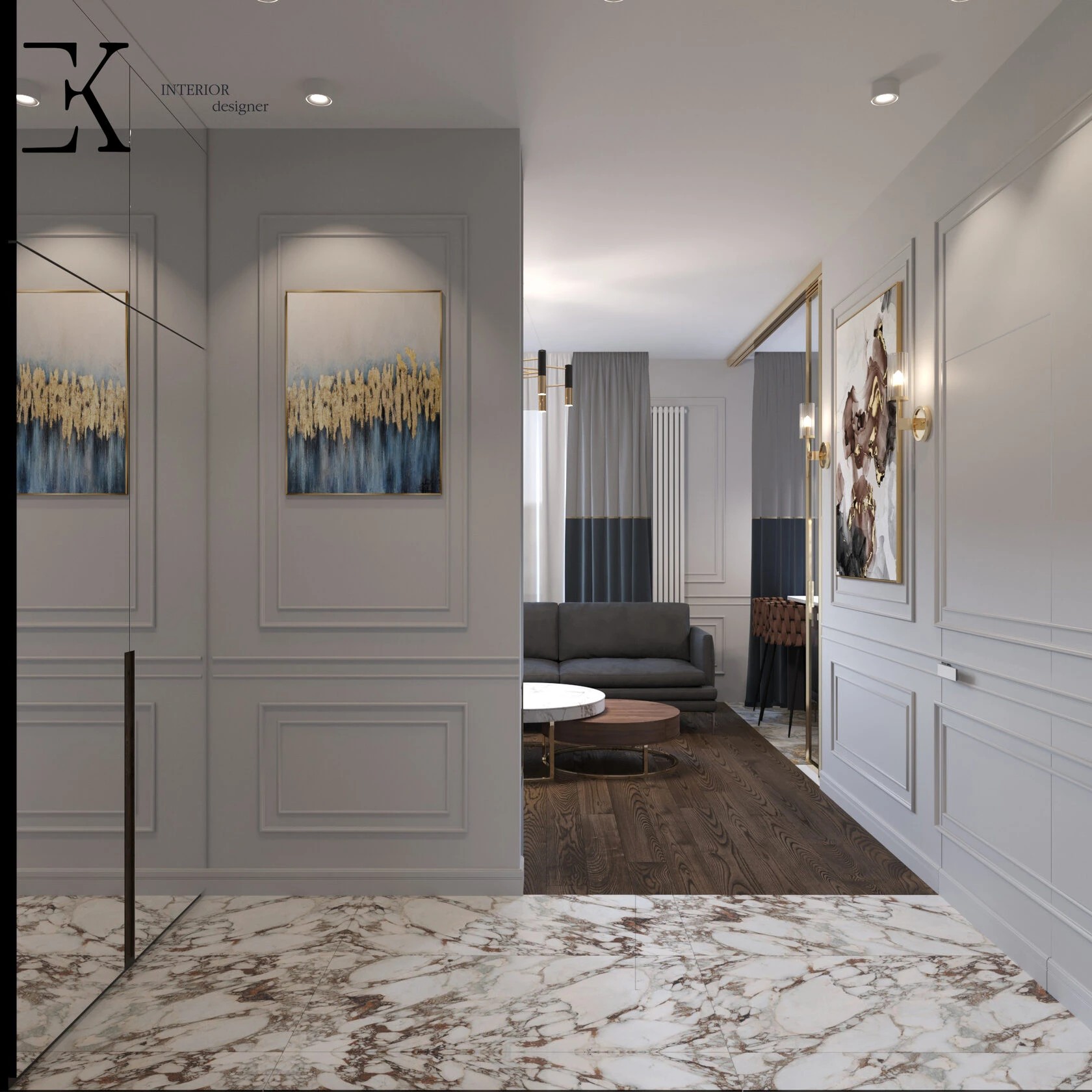 Проект квартиры 54м2