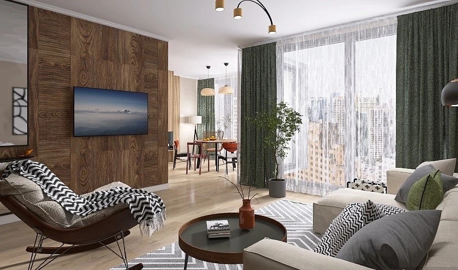 Гостиная и столовая (Петровский о.)