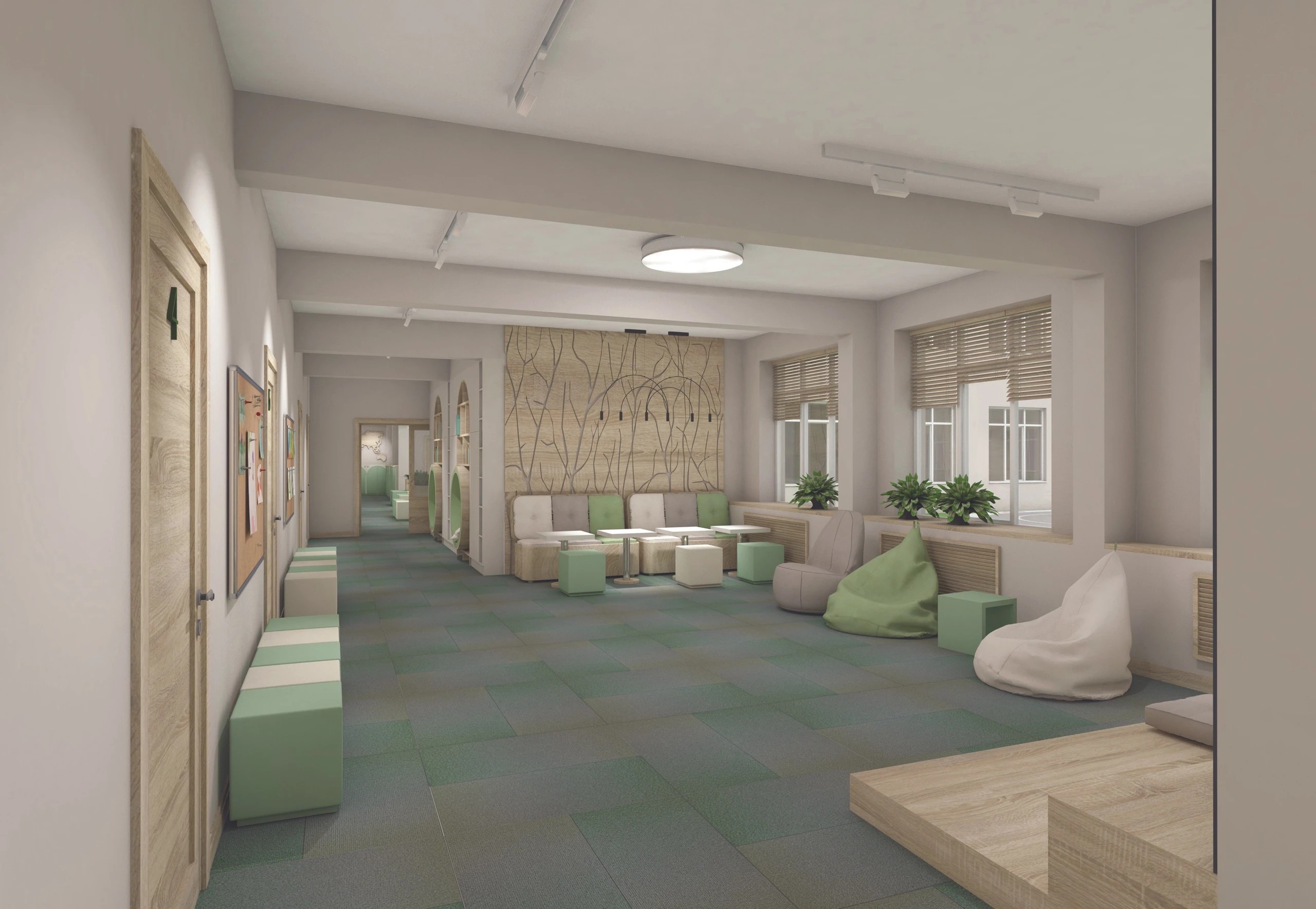 Эскизный проект частного Детского центра развития Альтернатива