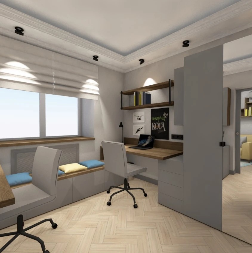 Детская комната для двух братьев