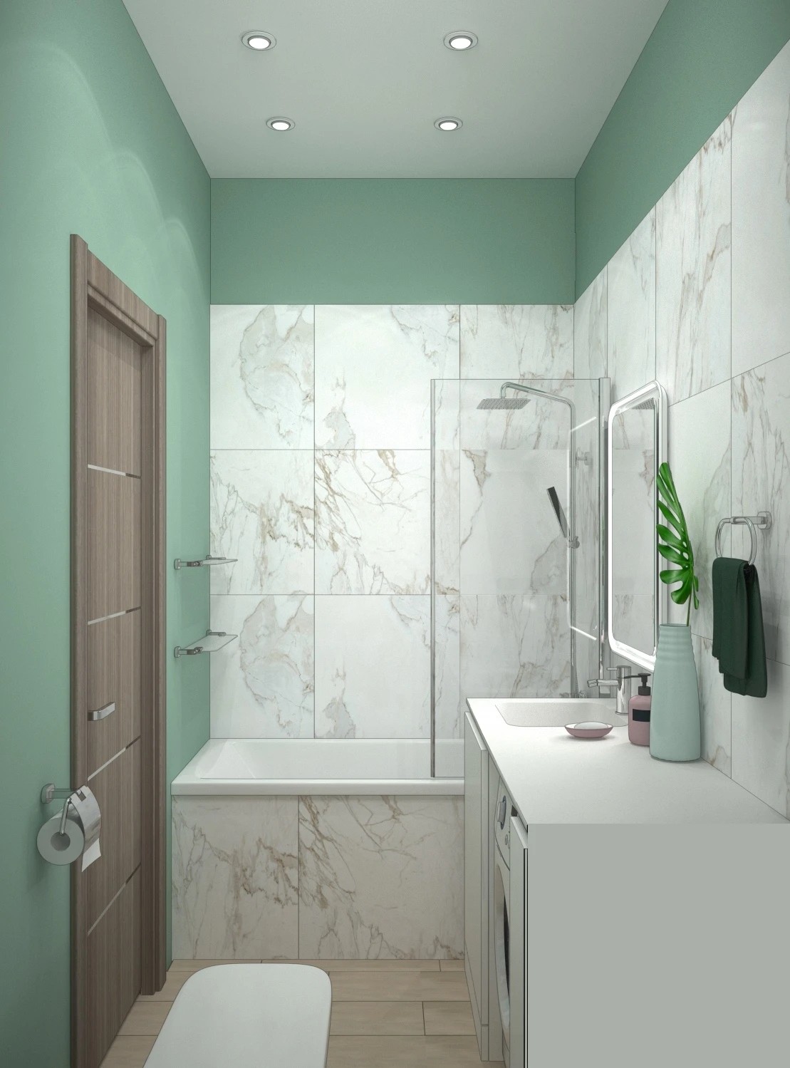 Дизайн-проект однокомнатной квартиры