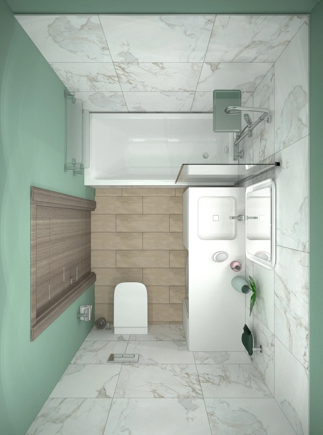 Дизайн-проект однокомнатной квартиры